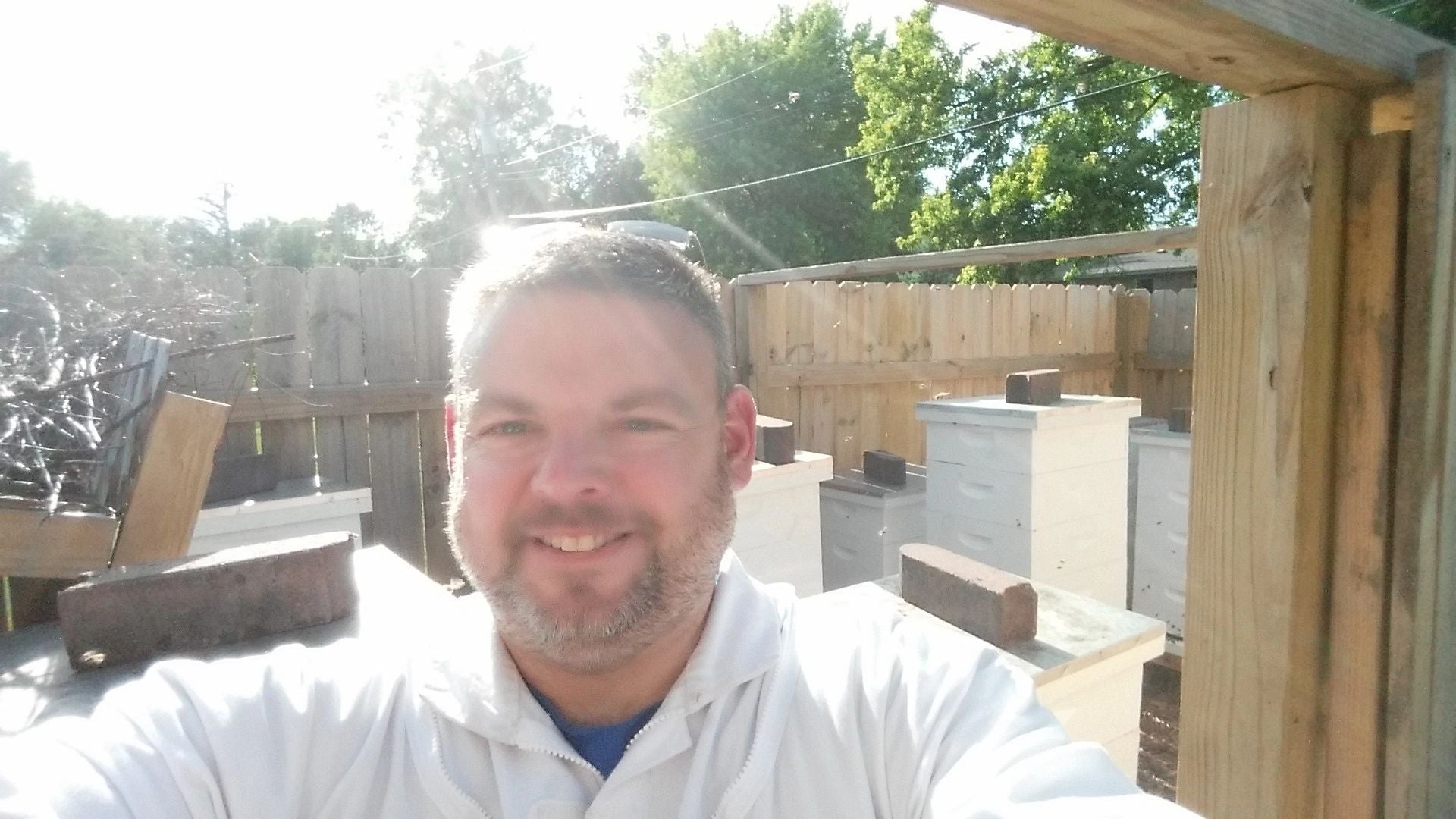 Dean Coleman, the beekeeper