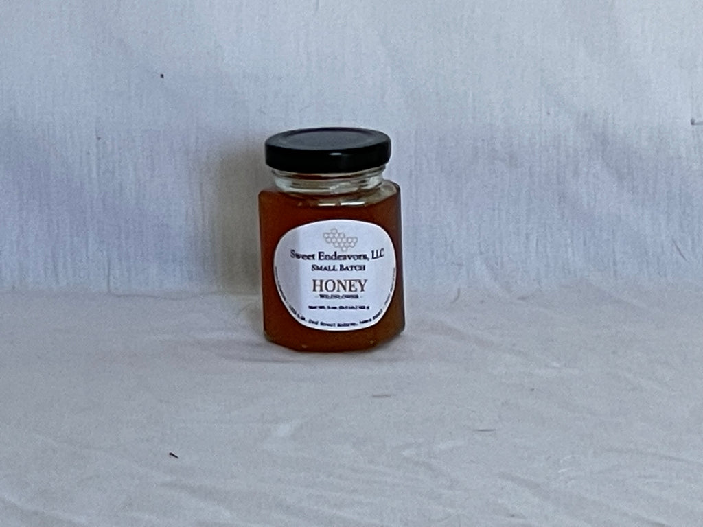 5 Oz. Hexagonal Jar of Honey